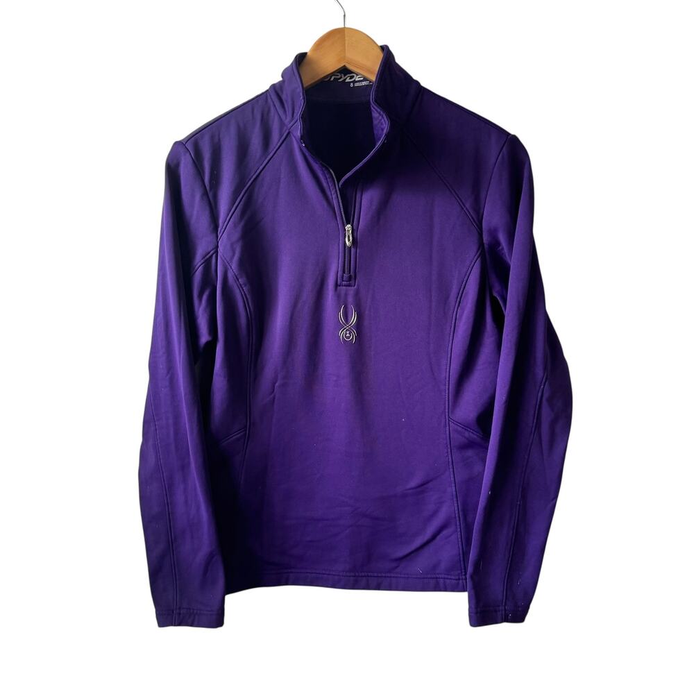 Spyder Sweater‎ Women 8 Purple Sweatshirt Walking Active Gym Fall Athleisure Top